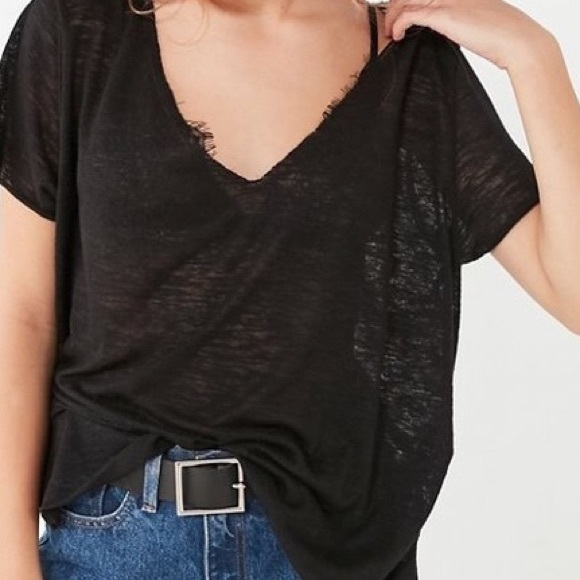 Urban Outfitters Tops - UO Project Social textured knit v neck tee